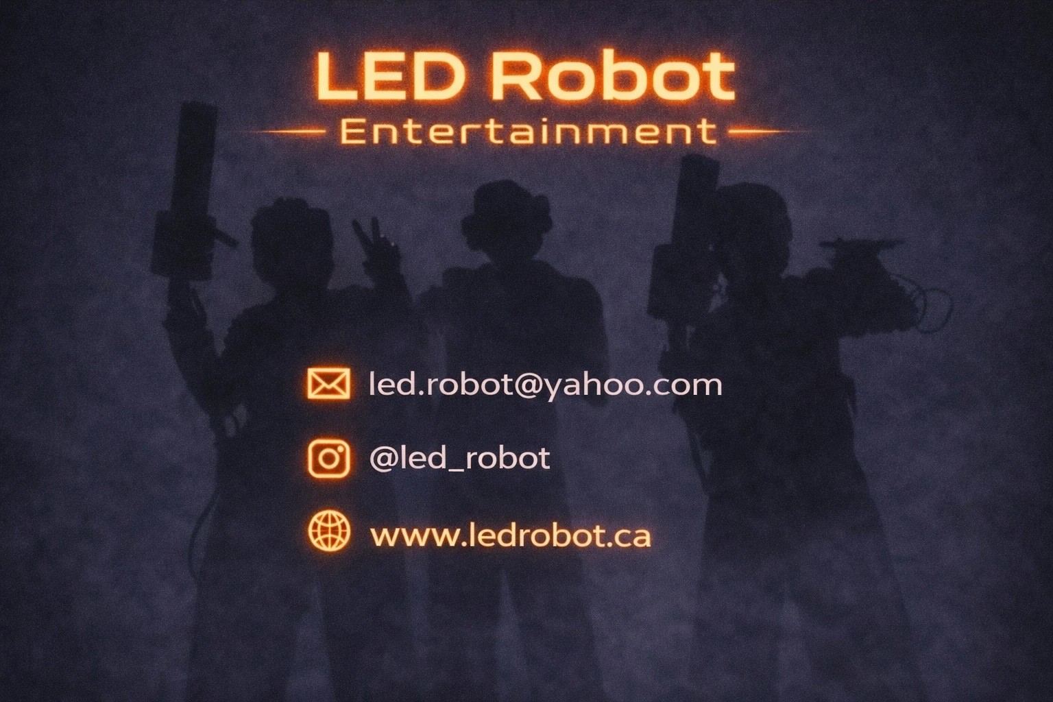 LED Robot Entertainment — Book your Toronto event show