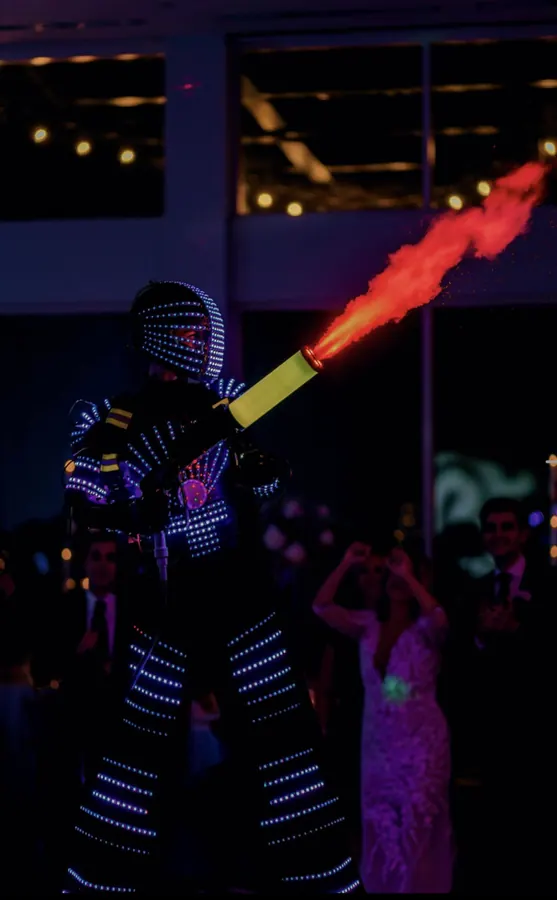 LED Robot entertainment performer Toronto