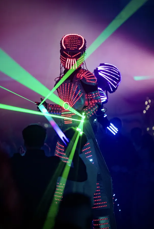 LED Robot Sweet 16 party show GTA