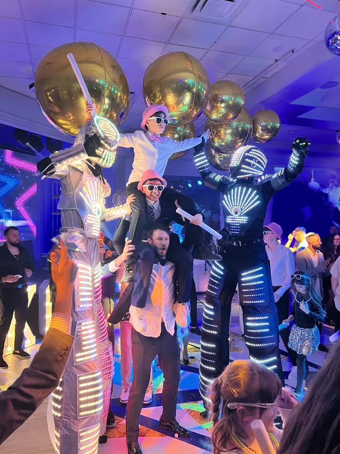 LED Robot show photo GTA event