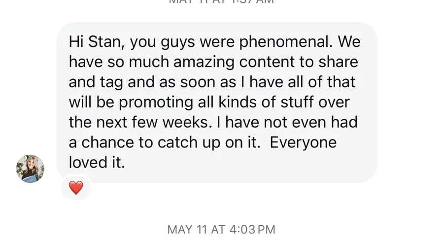 Client review 7 LED Robot Toronto